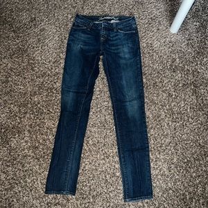 American Eagle Dark Wash Low Rise Skinny Jeans
